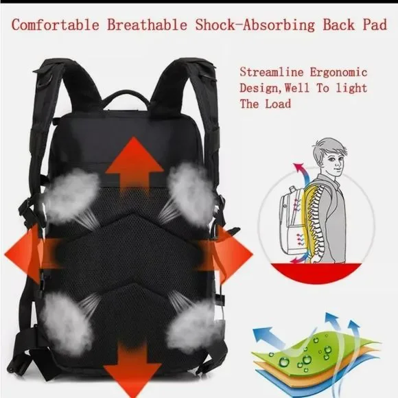 Military Tactical Backpack Large Molle System Hiking Backpacks Bags